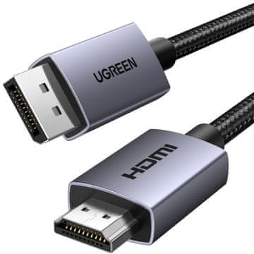Ugreen UGREEN DISPLAYPORT KABEL 1,5 M NA HDMI ZA RAČUNALNIŠKI MONITOR S PRENOSOM 4K