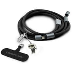 Karl Lagerfeld KARL LAGERFELD USB-C KABEL Z OČARJENIM CBDY IONIC ZA POLNJENJE IPHONE 12 13 14