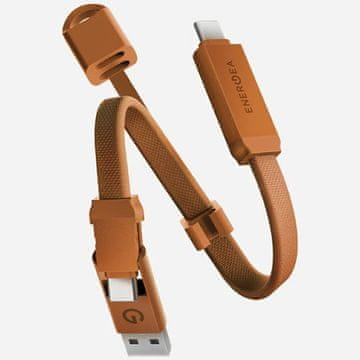 1 to 3 ENERGEA SHEATH KEY KABEL 60W USB-C NA USB-C/USB-A 15CM POLNILNI KABEL 480MBPS