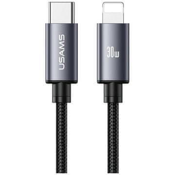 USAMS USAMS 30W USB-C NA LIGHTNING KABEL 1M ZA POLNJENJE APPLE IPHONE 12 13 14 15