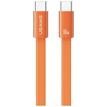 USAMS U96 60W USB-C na USB-C kabel 1,2 m oranžen