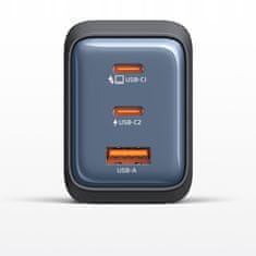 Mcdodo MCDODO STENSKI POLNILEC CUBE 3X USB-C PD USB 100W ČRN