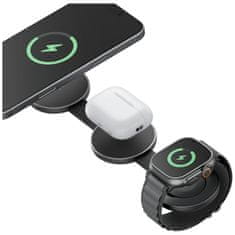1 to 3 ENERGEA ALUMAG TRIO 3-V-1 POLNILEC ZA QI2 15W ZA HITRO POLNJENJE MAGSAFE