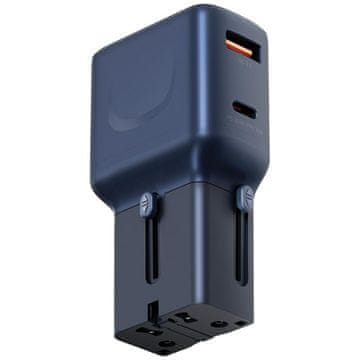 1 to 3 ENERGEA TRAVELGO POLNILEC ZA TELEFON USB-A USB-C 35W OMREŽNI MODER