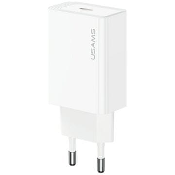USAMS USAMS T69 30W USB-C STENSKI POLNILEC ZA IPHONE 12 13 14 HITRO POLNJENJE
