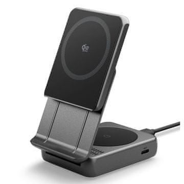 Spigen SPIGEN EF302MOQ MAGNETNI POLNILEC ZA MAGSAFE 25W QI 2.2 ZA 2 NAPRAVI