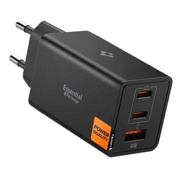 Spigen SPIGEN 3-PORTNI HITR POLNILNIK 67 W ZA MOBILNE NAPRAVE