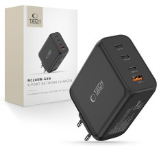 Tech-protect POLNILEC ZA PAMETNE TELEFONE TECH-PROTECT NC200W-GAN S 4 PRIKLJUČKI PD 200 W