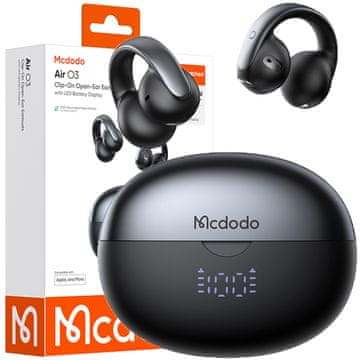 Mcdodo BREZŽIČNE SLUŠALKE MCDODO BLUETOOTH 5.4 Z MIKROFONOM IN ETUIJEM Z ZAPONKO