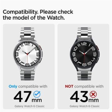 Spigen SPIGEN MODERN FIT PAŠČEK ZA SAMSUNG GALAXY WATCH 6 CLASSIC 47 MM TRPEŽEN