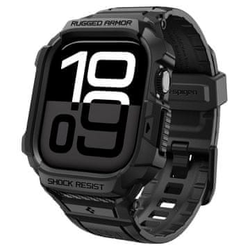 Spigen PAŠČEK SPIGEN RUGGED ARMOR PRO V2 ZA APPLE WATCH 10 11 42 MM MAT ČRN