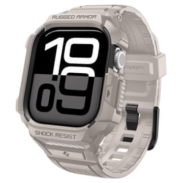 Spigen RUGGED ARMOR "PRO" V2 APPLE WATCH 10/11 (42 MM) DUNE BEŽ