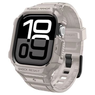 Spigen RUGGED ARMOR "PRO" V2 APPLE WATCH 10/11 (46 MM) DUNE BEŽ