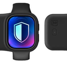 3MK 3mk Endurance Powerbank etui za Apple Watch 49 mm 2,5 W 1200 mAh USB-C črne barve