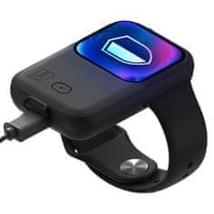 3MK 3mk Endurance Powerbank etui za Apple Watch 49 mm 2,5 W 1200 mAh USB-C črne barve