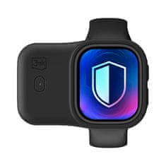 3MK 3mk Endurance Powerbank etui za Apple Watch 49 mm 2,5 W 1200 mAh USB-C črne barve