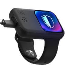 3MK 3mk Endurance Powerbank etui za Apple Watch 49 mm 2,5 W 1200 mAh USB-C črne barve