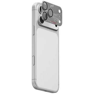 1 to 3 SKINARMA STEKLO SONIX POPOLNOMA ALUMINIJASTO ZA IPHONE 17 PRO MAX ALUMINIJASTA ZAŠČITA