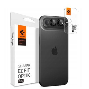 Spigen OPTIK PRO GLAS.TR ”EZ FIT” ZAŠČITNA FOTA ZA FOTOAPARAT, 2 KOMADA, ZA IPHONE AIR, ČRNE OBLOGE