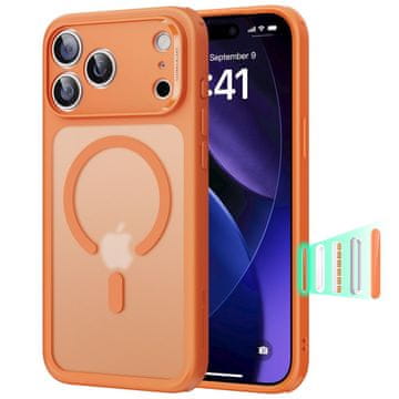 ESR ESR CLASSIC HYBRID MAGSAFE ZA IPHONE 17 PRO MAX MATIRANA ORANŽNA OKR
