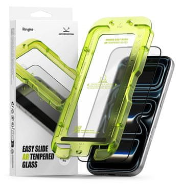 RINGKE KALJENO STEKLO RINGKE, EASY SLIDE, ANTIREFLEKTIVNO, ZAŠČITA ZA IPHONE 17 PRO