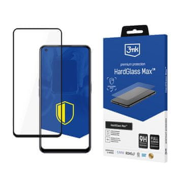 3MK 3MK HARDGLASS MAX ZAŠČITNO STEKLO ZA REALME 9 PRO CELOTEN ZASLON