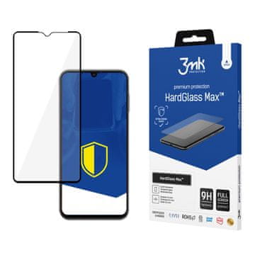 3MK 3MK ZAŠČITNO STEKLO HARDGLASS MAX ZA SAMSUNG GALAXY A14 4G 5G, FULL HD