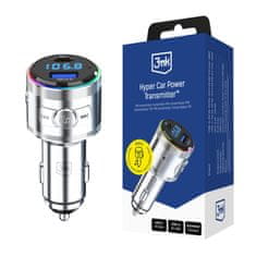 3MK 3MK HYPER AVTOODDAJALEC 48W QC PD PPS ZA AVTOMOBILE USB 1C1A SREBRN