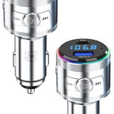 3MK 3MK HYPER AVTOODDAJALEC 48W QC PD PPS ZA AVTOMOBILE USB 1C1A SREBRN