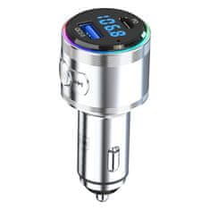 3MK 3MK HYPER AVTOODDAJALEC 48W QC PD PPS ZA AVTOMOBILE USB 1C1A SREBRN