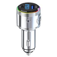 3MK 3MK HYPER AVTOODDAJALEC 48W QC PD PPS ZA AVTOMOBILE USB 1C1A SREBRN
