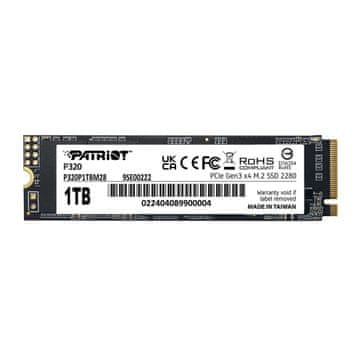 SSD disk Patriot Viper P320 M.2 PCI-Ex4 NVMe 1TB 3 GB/s