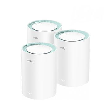 Cudy Cudy M1300 Mesh Wi-Fi sistem, dvopasovni (2,4/5 GHz), Wi-Fi 5 (802.11ac), beli