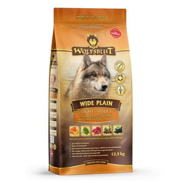 Wolfsblut Wide Plain Light suha hrana za odrasle pse 12,5 kg