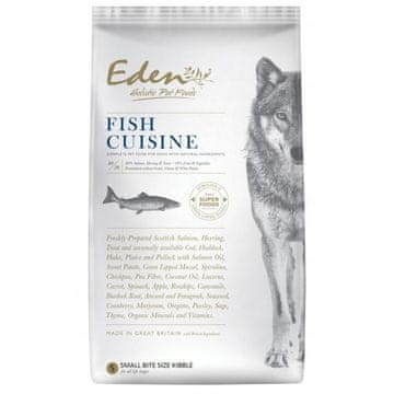 EDEN Eden Fish Cuisine suha hrana za pse z lososom in sledom 6 kg
