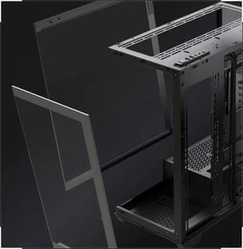 slomart Corsair 3500X LXR LINK TG PC ohišje Midi Tower, črno