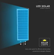 V-TAC LED solarna cestna svetilka 6000k IP65 s senzorjem