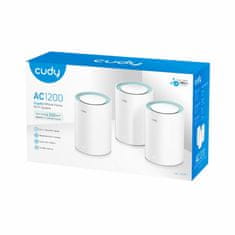 Cudy CUDY M1300 (3-komplet) | Mesh, WiFi 5, 2,4 GHz/5 GHz,