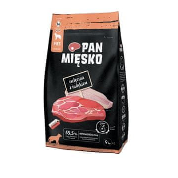 Pan Mięsko PAN MEAT Telečja s puranom M 9kg