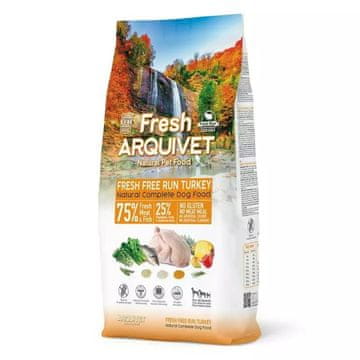 shumee Arquivet Svež polvlažen ribji/purji pes 10 kg