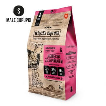 shumee Wiejska Zagroda Jagnjetina špinača (mladiček)S 9kg
