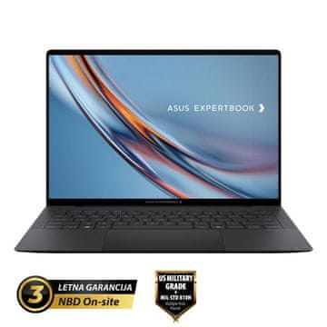 ASUS ExpertBook Ultra prenosni računalnik + ovitek in LAN adapter, Core Ultra X7, 32GB, SSD 1TB, W11P, črni (90NX09J2-M01760)