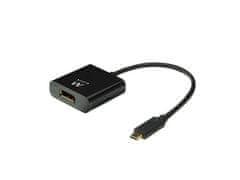Ewent Adapter USB-C v DP 4K, črn, EW9825