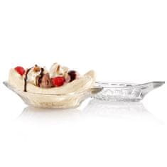 Skledica za banana split Crisa 23x11cm / steklo
