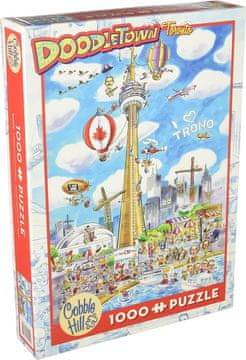 Cobble Hill Puzzle Doodle Town: Toronto 1000 kosov