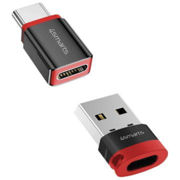 4smarts 4SMARTS ADAPTER Z BLOKIRANJEM PODATKOV IZ USB-C V USB-A/USB-C ZA VARSTVO PODATKOV 2