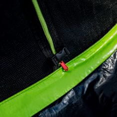 Lean-toys Vrtni trampolin 305cm (10 FT) z zaščitno mrežo, lestvijo in torbo za čevlje