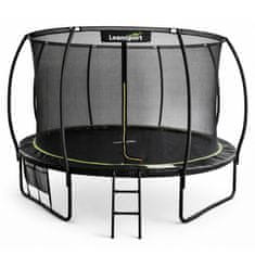 Lean-toys Vrtni trampolin 305cm (10 FT) z zaščitno mrežo, lestvijo in torbo za čevlje