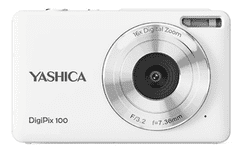 Yashica DigiPix 100 fotoaparat + torbica Lowepro Apex 20, 16x zoom, beli (YAS-DG100PP-WH)