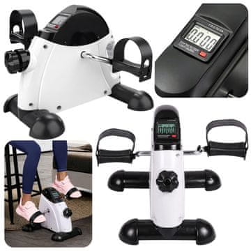 Mini vadbeno kolo za rehabilitacijo, LCD trenažer za roke in noge